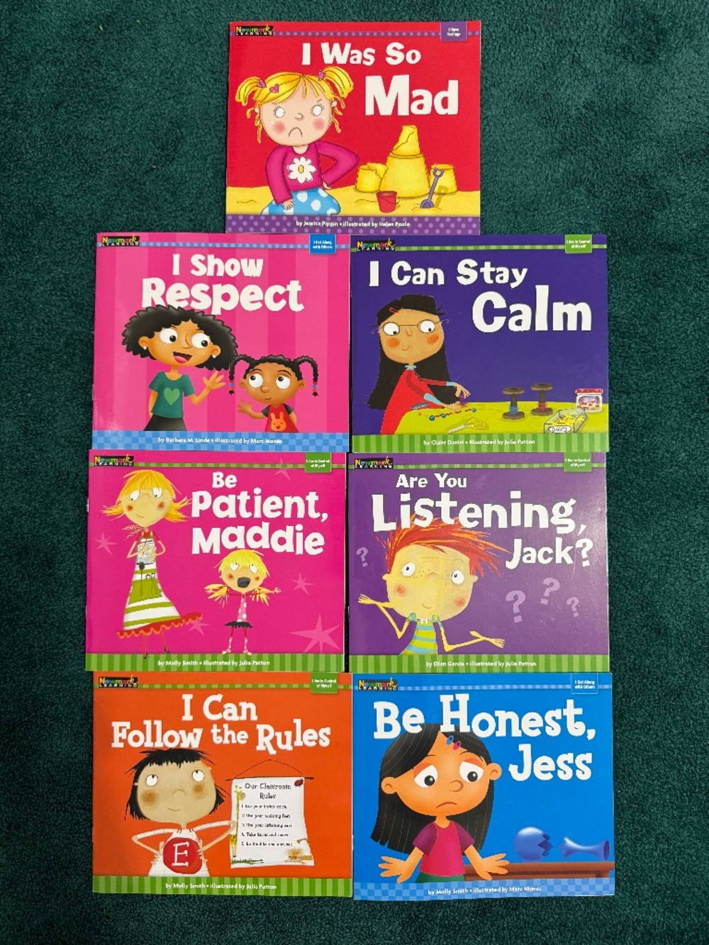 Newmark Learning MySELF Social Emotional Learning Paperback Books Lot of 7